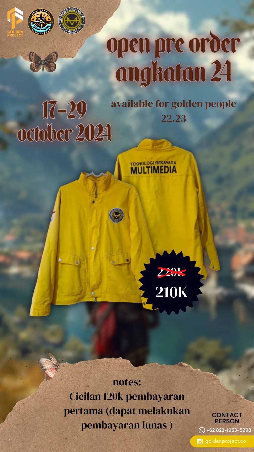Golden Project department jacket poster